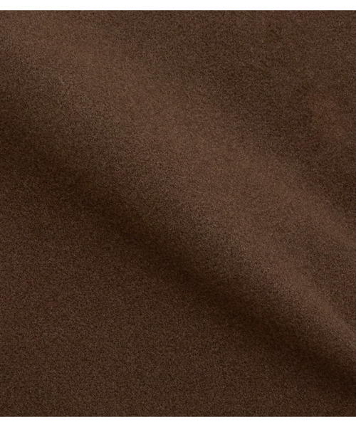 MEN'S MELROSE（メンズメルローズ）の「《WEB限定》テックメルトンバルカラーショートコート（ステンカラーコート・メンズ・ブラック/ブラウン/グレイッシュベージュ・4/3/5）」の16枚目の写真