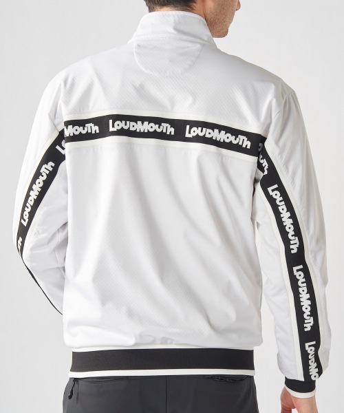 Loudmouth(ラウドマウス)の「【Loudmouth/ラウドマウス】ライトボンディングブルゾン ゴルフ(ブルゾン・メンズ・ホワイト/ブラック・LARGE/X-LARGE/XX-LARGE/MEDIUM)」の5枚目の写真