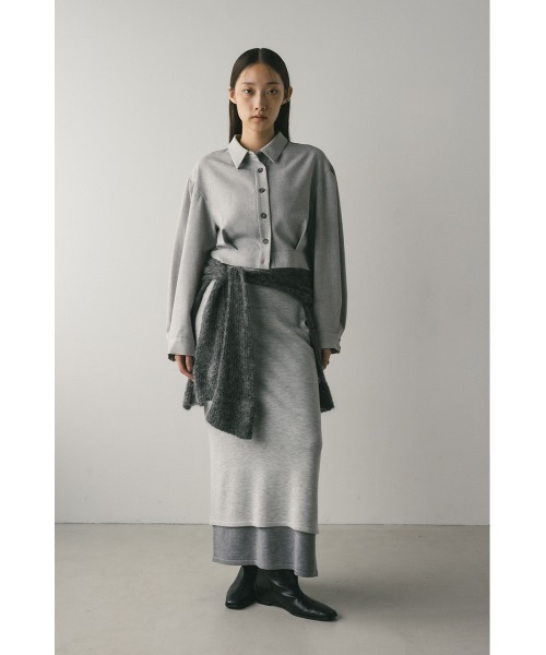 STYLEMIXER（スタイルミキサー）の「レイヤードニットスカート（スカート・レディース・ブラック/グレー・SMALL/MEDIUM）」の16枚目の写真