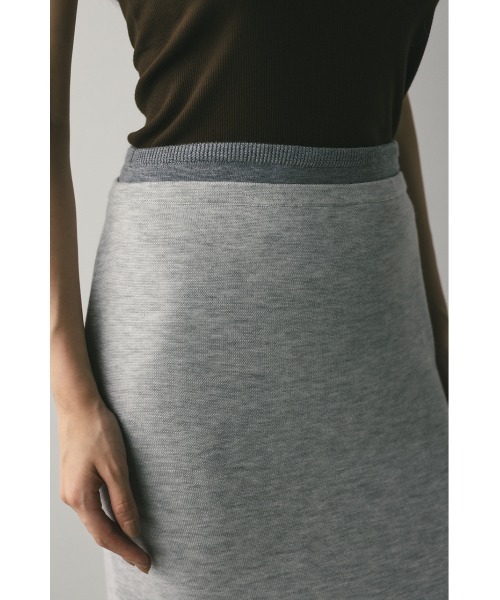 STYLEMIXER（スタイルミキサー）の「レイヤードニットスカート（スカート・レディース・ブラック/グレー・SMALL/MEDIUM）」の10枚目の写真