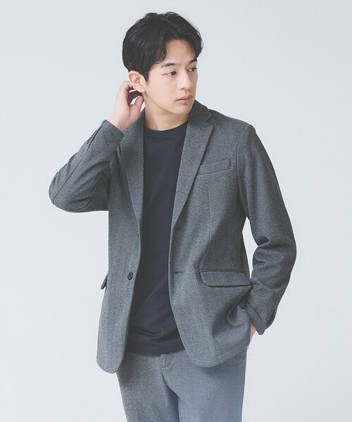 ISSEY MIYAKE MAN テーラードジャケット ウール ヘリンボーン 3 ISSEY MIYAKE テーラードジャケット ウールジャケット アウター