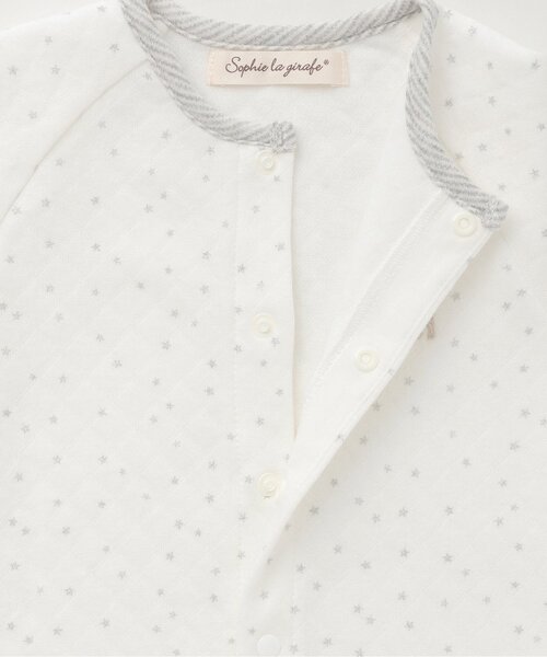 Sophie la girafe（ソフィーラジラフ）の「スターダストキルト2WAYオール【日本製】（ロンパース・キッズ・オフホワイト・50-70cm）」の5枚目の写真