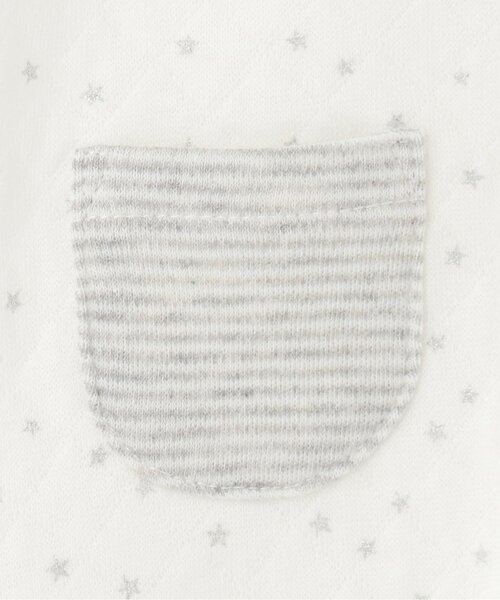 Sophie la girafe（ソフィーラジラフ）の「スターダストキルト2WAYオール【日本製】（ロンパース・キッズ・オフホワイト・50-70cm）」の8枚目の写真