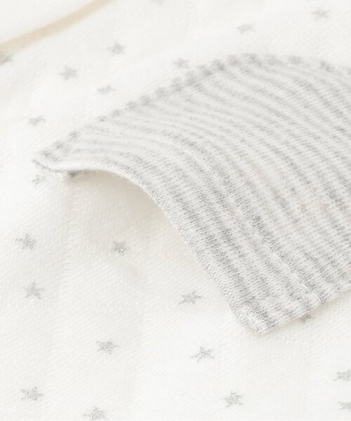 Sophie la girafe（ソフィーラジラフ）の「スターダストキルト2WAYオール【日本製】（ロンパース・キッズ・オフホワイト・50-70cm）」の9枚目の写真