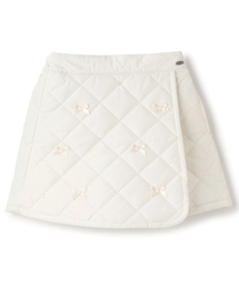 リボンキルティング　ラップショートパンツ