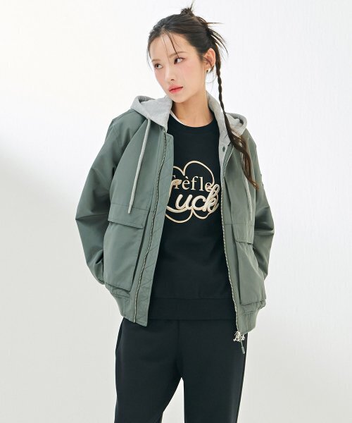 CHASECULT(チェイスカルト)の「共用フードインナー取り外しジャンパー-DARU4111B0V(ブルゾン・メンズ・カーキ・90/100/110/95/105)」の5枚目の写真