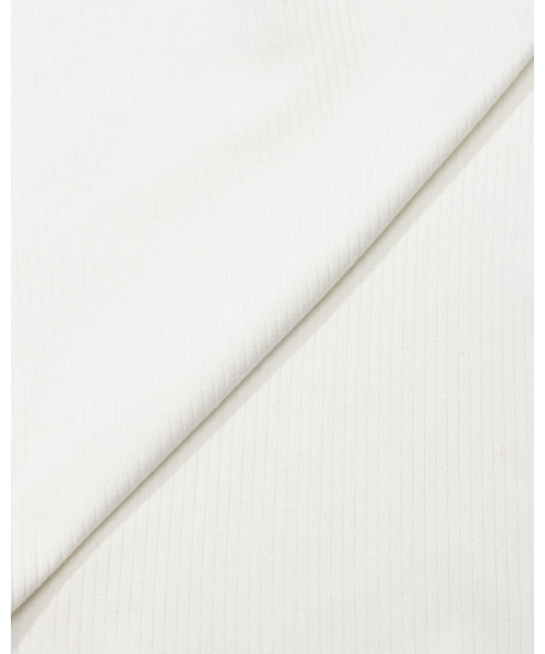 MOAA(モア)の「Button Line Rib Top (WHITE)(Tシャツ/カットソー・レディース・その他・SMALL/MEDIUM)」の6枚目の写真