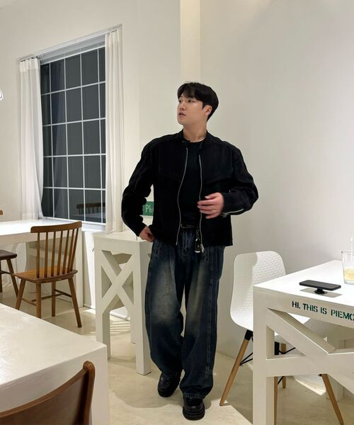 Verdnt（バーダント）の「コンストラクションワイドデニムパンツ[サンドブルー]（デニムパンツ・レディース・インディゴブルー・X-LARGE/MEDIUM/LARGE/SMALL）」の11枚目の写真