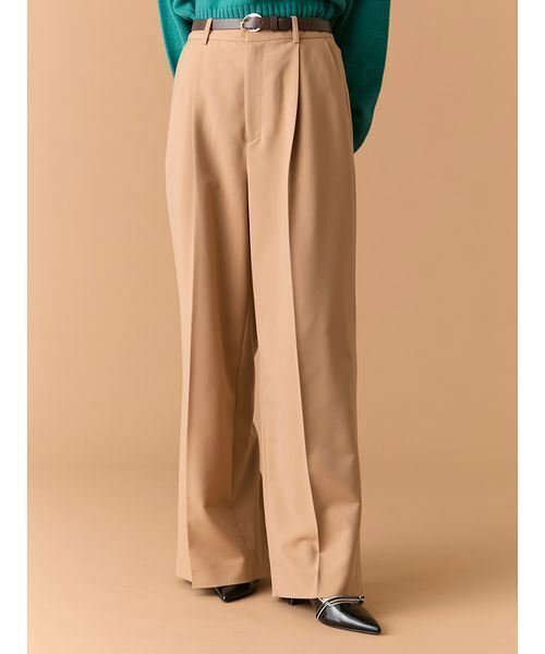 LILY BROWN(リリーブラウン)の「ベルト付きバックスリットパンツ(その他パンツ・レディース・ベージュ/グレー・0/1)」の12枚目の写真