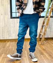 BEATJIVE（ビートジャイブ）の「裏起毛 デニム ジョガーパンツ ストレッチ メンズ（デニムパンツ）」