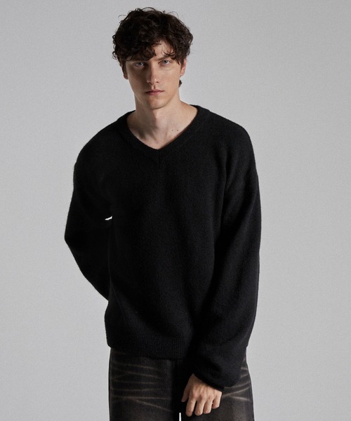 Parts Lab.（パーツラボ）の「【Parts Lab.】Basic Knit PO / ベーシックニットプルオーバー（ニット/セーター・メンズ・ブラウン/ブラック/オフホワイト・S/M/L）」の6枚目の写真