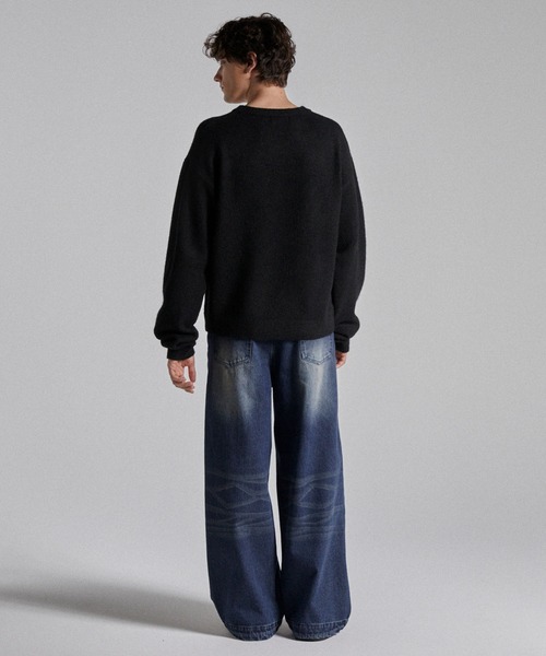 Parts Lab.（パーツラボ）の「【Parts Lab.】Basic Knit PO / ベーシックニットプルオーバー（ニット/セーター・メンズ・ブラウン/ブラック/オフホワイト・S/M/L）」の21枚目の写真