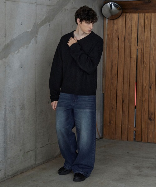 【Parts Lab.】ベーシックニットプルオーバー M Parts Lab.】Basic Knit PO / ベーシックニットプルオーバー（ニット