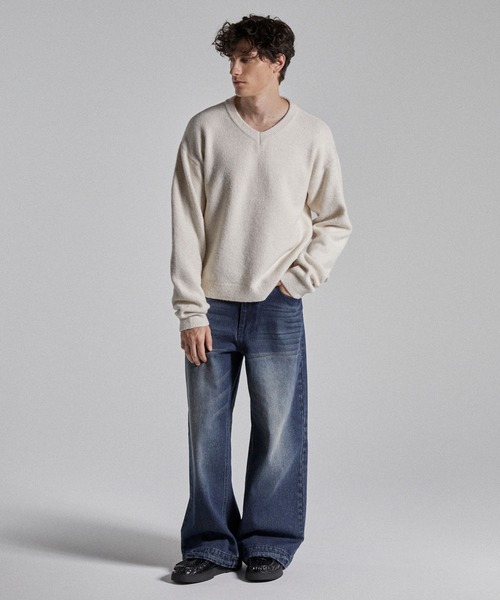 Parts Lab.】Basic Knit PO / ベーシックニットプルオーバー（ニット