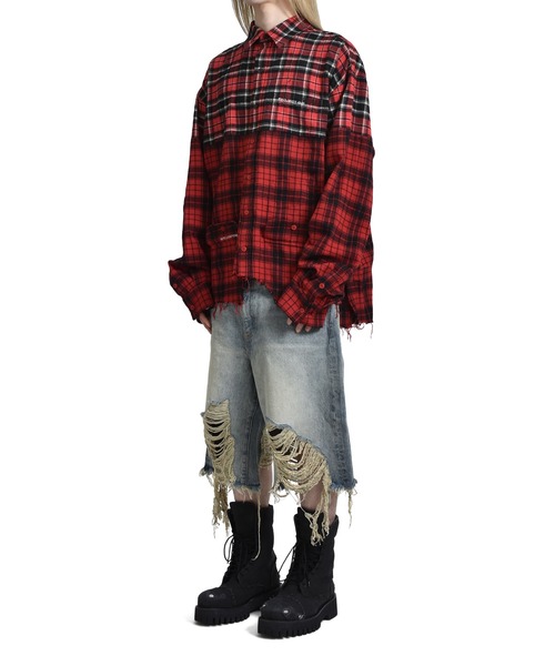 JN RIPPED DENIM SHORTS（デニムパンツ）｜JUN/NAKAYAMA（ジュン