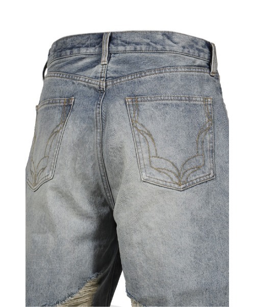 JN RIPPED DENIM SHORTS（デニムパンツ）｜JUN/NAKAYAMA（ジュン