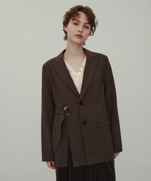 【CITY TOKYO/シティートウキョウ】Belted Tailored Jacket/ベルテッドテーラードジャケット