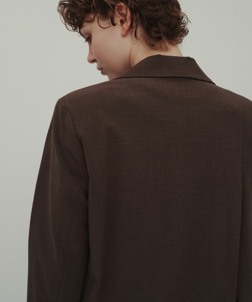 CITY TOKYO(シティトウキョウ)の「Belted Tailored Jacket/ベルテッドテーラードジャケット(テーラードジャケット・レディース・チャコールグレー/ブラウン・FREE)」の11枚目の写真