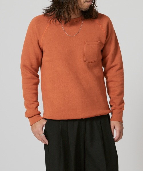 FLISTFIA（フリストフィア）の「FLISTFIA Classic Crew Neck Swwat / CS01016 秋服 冬服（スウェット・メンズ・グリーン/オレンジ/バーガンディー/マスタード/ブルー/ライトブルー/ライム・4/2/3）」の7枚目の写真