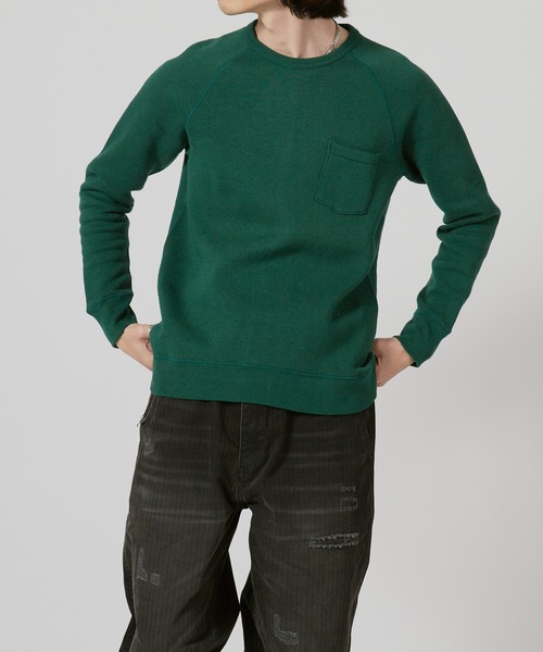 FLISTFIA（フリストフィア）の「FLISTFIA Classic Crew Neck Swwat / CS01016 秋服 冬服（スウェット・メンズ・グリーン/オレンジ/バーガンディー/マスタード/ブルー/ライトブルー/ライム・4/2/3）」の3枚目の写真