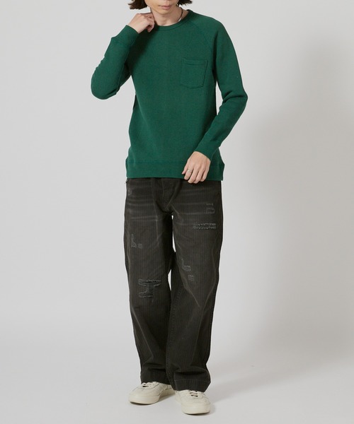 FLISTFIA（フリストフィア）の「FLISTFIA Classic Crew Neck Swwat / CS01016 秋服 冬服（スウェット・メンズ・グリーン/オレンジ/バーガンディー/マスタード/ブルー/ライトブルー/ライム・4/2/3）」の19枚目の写真