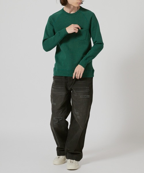 FLISTFIA（フリストフィア）の「FLISTFIA Classic Crew Neck Swwat / CS01016 秋服 冬服（スウェット・メンズ・グリーン/オレンジ/バーガンディー/マスタード/ブルー/ライトブルー/ライム・4/2/3）」の20枚目の写真