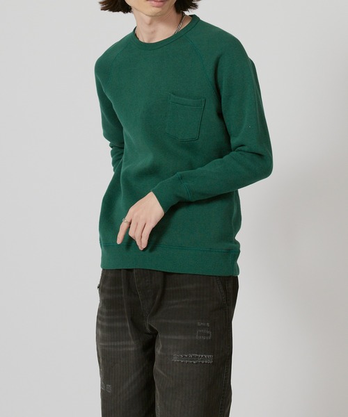 FLISTFIA（フリストフィア）の「FLISTFIA Classic Crew Neck Swwat / CS01016 秋服 冬服（スウェット・メンズ・グリーン/オレンジ/バーガンディー/マスタード/ブルー/ライトブルー/ライム・4/2/3）」の14枚目の写真