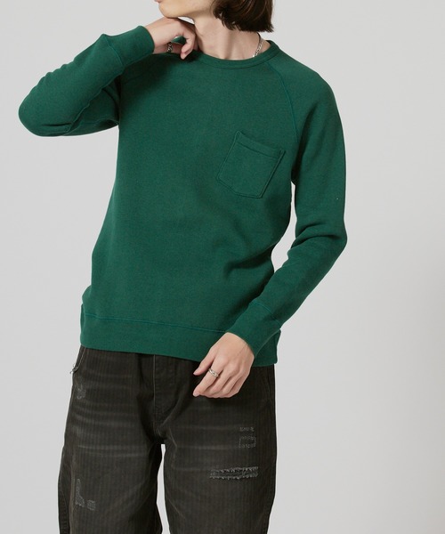 FLISTFIA（フリストフィア）の「FLISTFIA Classic Crew Neck Swwat / CS01016 秋服 冬服（スウェット・メンズ・グリーン/オレンジ/バーガンディー/マスタード/ブルー/ライトブルー/ライム・4/2/3）」の15枚目の写真