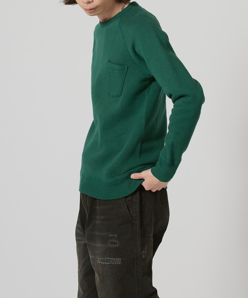 FLISTFIA（フリストフィア）の「FLISTFIA Classic Crew Neck Swwat / CS01016 秋服 冬服（スウェット・メンズ・グリーン/オレンジ/バーガンディー/マスタード/ブルー/ライトブルー/ライム・4/2/3）」の16枚目の写真