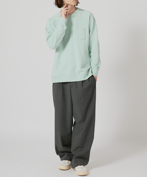 FLISTFIA（フリストフィア）の「FLISTFIA Classic Crew Neck Swwat / CS01016 秋服 冬服（スウェット・メンズ・グリーン/オレンジ/バーガンディー/マスタード/ブルー/ライトブルー/ライム・4/2/3）」の12枚目の写真