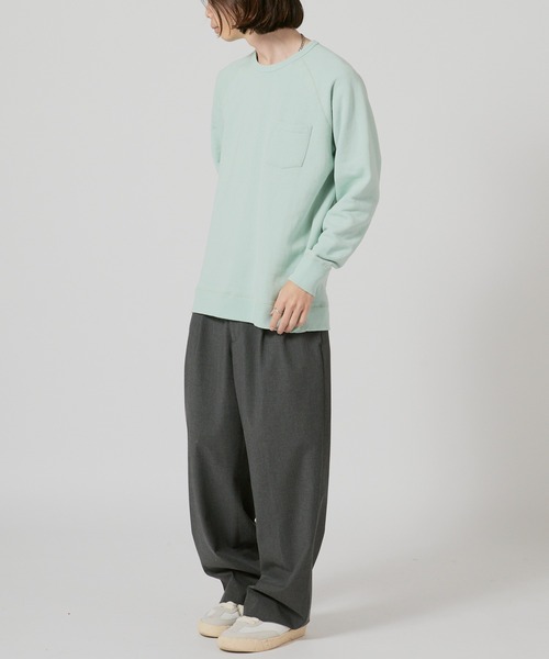 FLISTFIA（フリストフィア）の「FLISTFIA Classic Crew Neck Swwat / CS01016 秋服 冬服（スウェット・メンズ・グリーン/オレンジ/バーガンディー/マスタード/ブルー/ライトブルー/ライム・4/2/3）」の13枚目の写真