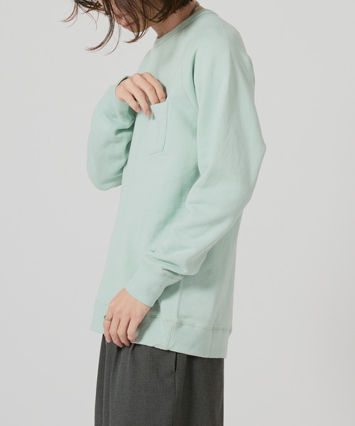 FLISTFIA（フリストフィア）の「FLISTFIA Classic Crew Neck Swwat / CS01016 秋服 冬服（スウェット・メンズ・グリーン/オレンジ/バーガンディー/マスタード/ブルー/ライトブルー/ライム・4/2/3）」の8枚目の写真