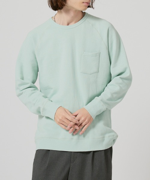 FLISTFIA（フリストフィア）の「FLISTFIA Classic Crew Neck Swwat / CS01016 秋服 冬服（スウェット・メンズ・グリーン/オレンジ/バーガンディー/マスタード/ブルー/ライトブルー/ライム・4/2/3）」の9枚目の写真