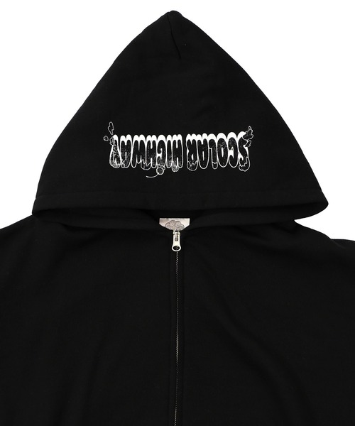 ScoLar(スカラー)の「153739:スカラーハイウェイ ヴィンテージ風パーカー(パーカー・レディース・ブラック/チャコールグレー/杢グレー・M)」の17枚目の写真