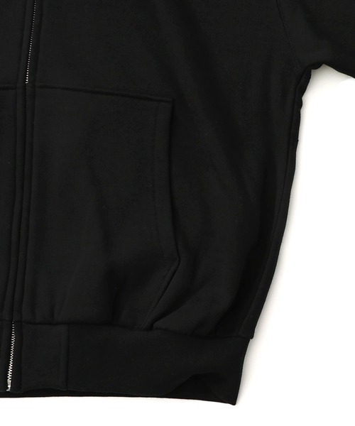 ScoLar(スカラー)の「153739:スカラーハイウェイ ヴィンテージ風パーカー(パーカー・レディース・ブラック/チャコールグレー/杢グレー・M)」の19枚目の写真