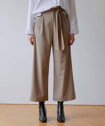 MODERNABLE（モダンエイブル）の「ベルトポイントワイドパンツ - ベージュ（スラックス）」