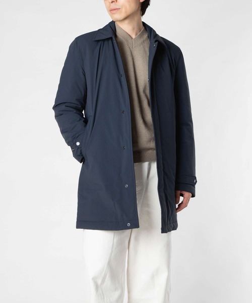 WOOLRICH（ウールリッチ）の「WOOLRICH STRETCH 2IN1 CARCOAT ウールリッチ  ツーインワン カーコート ダウンジャケット（ダウンジャケット/コート・メンズ・ネイビー・LARGE/MEDIUM/SMALL）」の8枚目の写真