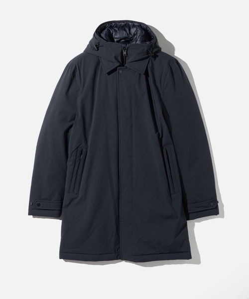 WOOLRICH（ウールリッチ）の「WOOLRICH STRETCH 2IN1 CARCOAT ウールリッチ  ツーインワン カーコート ダウンジャケット（ダウンジャケット/コート・メンズ・ネイビー・LARGE/MEDIUM/SMALL）」の9枚目の写真