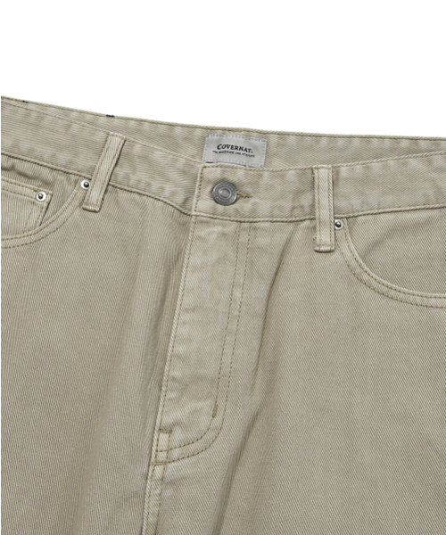 COVERNAT（カバーナット）の「ウォッシングデニムレギュラーパンツカーキ（デニムパンツ・レディース・その他・LARGE/MEDIUM/SMALL/X-LARGE）」の3枚目の写真