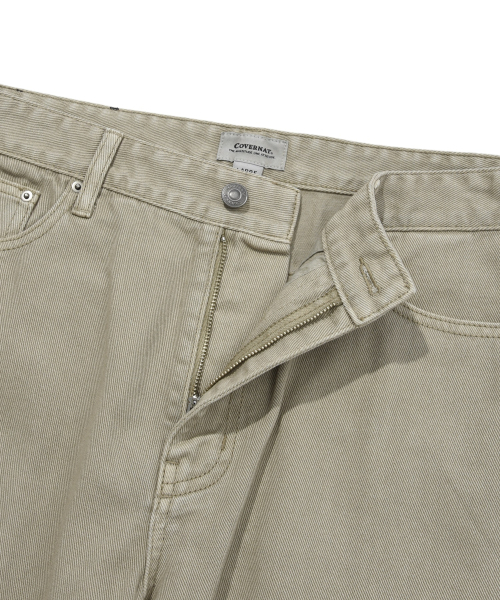 COVERNAT（カバーナット）の「ウォッシングデニムレギュラーパンツカーキ（デニムパンツ・レディース・その他・LARGE/MEDIUM/SMALL/X-LARGE）」の4枚目の写真
