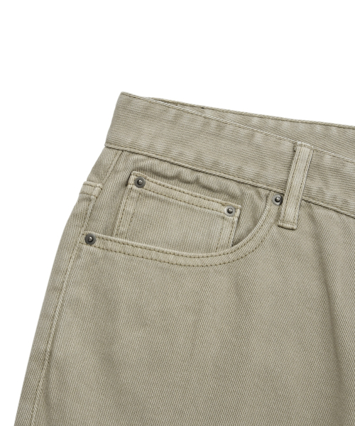 COVERNAT（カバーナット）の「ウォッシングデニムレギュラーパンツカーキ（デニムパンツ・レディース・その他・LARGE/MEDIUM/SMALL/X-LARGE）」の5枚目の写真