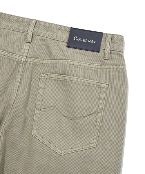 COVERNAT（カバーナット）の「ウォッシングデニムレギュラーパンツカーキ（デニムパンツ・レディース・その他・LARGE/MEDIUM/SMALL/X-LARGE）」の6枚目の写真