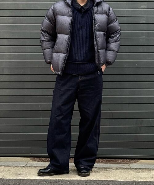 NOT4NERD(ノットフォーナード)の「Curved Semi Wide Denim Pants - Deep Indigo(デニムパンツ・レディース・その他・MEDIUM/LARGE/X-LARGE)」の5枚目の写真