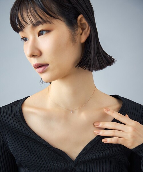 K18 ネックレス ダイヤモンド（ネックレス）｜Jouete（ジュエッテ）の