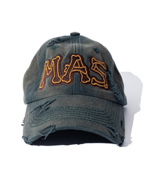 MASSNOUN（マスノウン）の「MAS 本ウォッシュドダイングヴィンテージボールキャップ MSFAC002-GR（キャップ）」