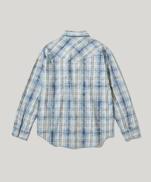 RUSTICCLUB（ラスティッククラブ）の「RC DUSTY WESTERN SHIRT_BLUE（シャツ/ブラウス・レディース・その他・MEDIUM/LARGE）」の2枚目の写真