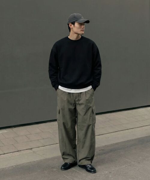 VERYVAIN(ベリベーン)の「スリーククルーネックMTM(グレー)(スウェット・メンズ・その他・MEDIUM/LARGE/X-LARGE)」の4枚目の写真