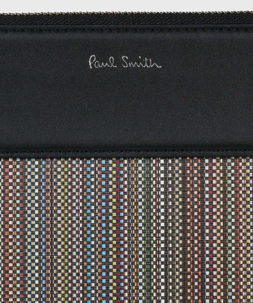 Paul Smith（ポールスミス）の「コーテッドキャンバス ドキュメントケース【553401 N012C】（クラッチバッグ・メンズ・ブラック・FREE）」の4枚目の写真