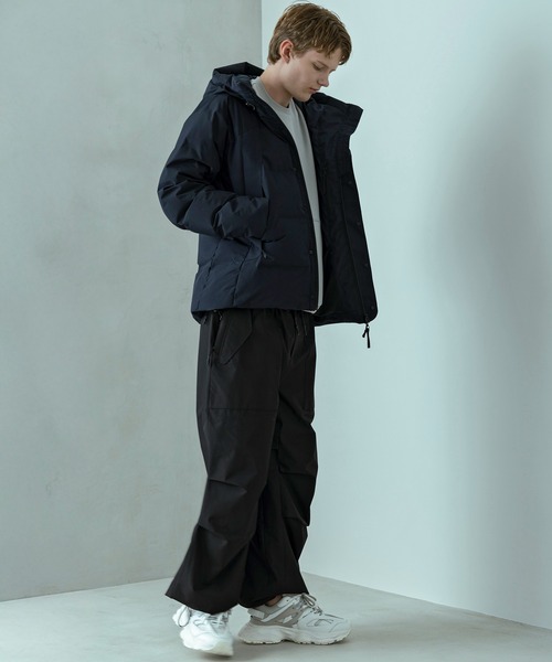 +phenix(プラスフェニックス)の「【WEB・直営店限定】+phenix(プラスフェニックス)FUSED QUILTING DOWNJACKET フューズドキルティングダウンジャケット by GORE TEX LABS ゴアテックス(保温性/防風)(ダウンジャケット/コート・メンズ・グレー/ブラック/ネイビー・S/XL/L/M)」の22枚目の写真