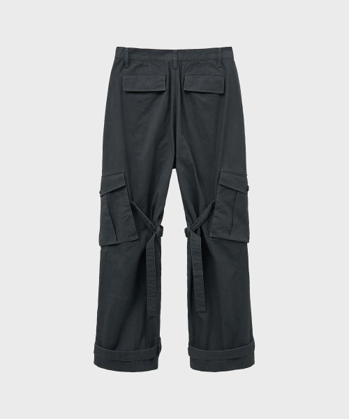 NOIRER（ノイア）の「ユーティリティストラップカーゴパンツ（チャコール）（その他パンツ・メンズ・その他・48/50/52）」の3枚目の写真